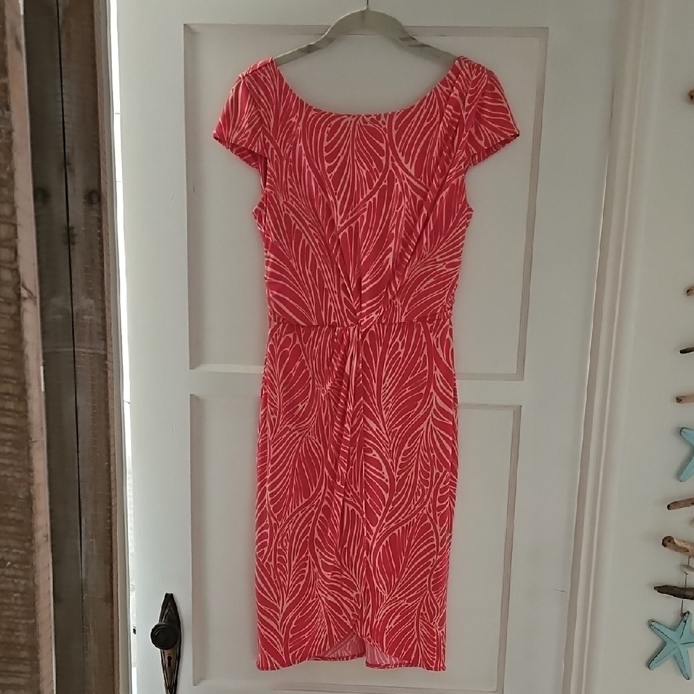 Red Patterned Women's Dress